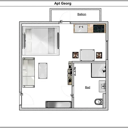 아파트 Jaegerhaus Georg 호프가르텐 임 브릭젠탈